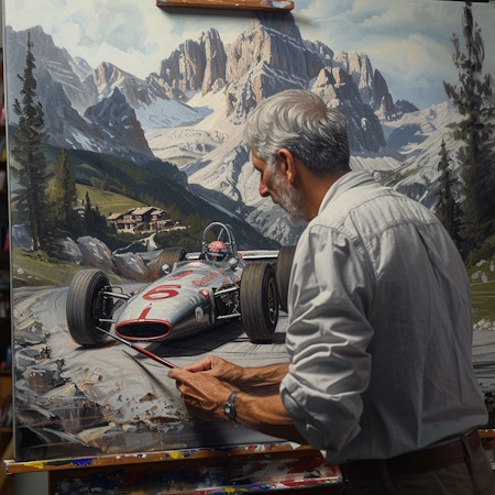 Painter Luciano Vittori