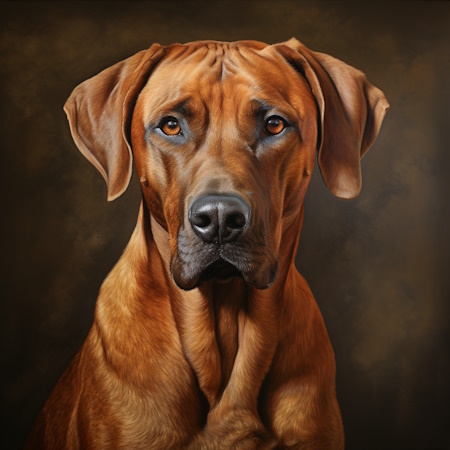 rhodesian ridgeback dog painting by elena vittori